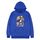 Felpa con cappuccio in pile stampato per bambini, stampa su richiesta, taglia: S (blu) Felpa con cappuccio in pile stampato per bambini, stampa su richiesta, taglia: S (blu)