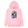 Felpa con cappuccio in pile stampato per bambini, stampa su richiesta, taglia: M (rosa) Felpa con cappuccio in pile stampato per bambini, stampa su richiesta, taglia: M (rosa)