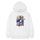 Felpa con cappuccio in pile stampato per bambini, stampa su richiesta, taglia: L (bianco) Felpa con cappuccio in pile stampato per bambini, stampa su richiesta, taglia: L (bianco)