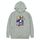 Felpa con cappuccio in pile stampato per bambini, stampa su richiesta, taglia: L (grigio) Felpa con cappuccio in pile stampato per bambini, stampa su richiesta, taglia: L (grigio)