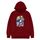 Felpa con cappuccio in pile stampato per bambini, stampa su richiesta, taglia: L (rosso vino) Felpa con cappuccio in pile stampato per bambini, stampa su richiesta, taglia: L (rosso vino)