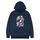 Felpa con cappuccio in pile stampato per bambini, stampa su richiesta, taglia: XL (blu navy) Felpa con cappuccio in pile stampato per bambini, stampa su richiesta, taglia: XL (blu navy)
