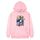 Felpa con cappuccio in pile stampato per bambini, stampa su richiesta, taglia: XL (rosa) Felpa con cappuccio in pile stampato per bambini, stampa su richiesta, taglia: XL (rosa)