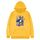 Felpa con cappuccio in pile stampato per bambini, stampa su richiesta, taglia: XL (giallo) Felpa con cappuccio in pile stampato per bambini, stampa su richiesta, taglia: XL (giallo)