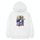Felpa con cappuccio in pile stampato per bambini, stampa su richiesta, taglia: XXL (bianco) Felpa con cappuccio in pile stampato per bambini, stampa su richiesta, taglia: XXL (bianco)