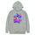 Felpa con cappuccio in pile con stampa astronauta, stampa su richiesta, taglia: XS (grigio) Felpa con cappuccio in pile con stampa astronauta, stampa su richiesta, taglia: XS (grigio)