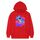 Felpa con cappuccio in pile con stampa astronauta, stampa su richiesta, taglia: XXL (rosso) Felpa con cappuccio in pile con stampa astronauta, stampa su richiesta, taglia: XXL (rosso)