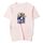 Maglietta a maniche corte in modal con scollo rotondo stampato per bambini, stampa su richiesta, taglia: S (rosa) Maglietta a maniche corte in modal con scollo rotondo stampato per bambini, stampa su richiesta, taglia: S (rosa)