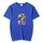 Maglietta a maniche corte in modal con scollo tondo stampato da ragazzo, stampa su richiesta, taglia: XL (blu) Maglietta a maniche corte in modal con scollo tondo stampato da ragazzo, stampa su richiesta, taglia: XL (blu)