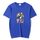 Maglietta a maniche corte in modal con scollo tondo stampato da ragazzo, stampa su richiesta, taglia: XXXXL (blu) Maglietta a maniche corte in modal con scollo tondo stampato da ragazzo, stampa su richiesta, taglia: XXXXL (blu)