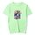 Maglietta a maniche corte in modal con scollo tondo stampato da ragazzo, stampa su richiesta, taglia: XXXXXL (verde menta) Maglietta a maniche corte in modal con scollo tondo stampato da ragazzo, stampa su richiesta, taglia: XXXXXL (verde menta)