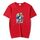Maglietta a maniche corte in modal con scollo rotondo stampato da ragazzo, stampa su richiesta, taglia: XXXXXL (nero) Maglietta a maniche corte in modal con scollo rotondo stampato da ragazzo, stampa su richiesta, taglia: XXXXXL (nero)
