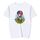 Maglietta a maniche corte in modal con scollo rotondo e stampa a palloncino, stampa su richiesta, taglia: XL (bianco) Maglietta a maniche corte in modal con scollo rotondo e stampa a palloncino, stampa su richiesta, taglia: XL (bianco)