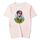 Maglietta a maniche corte in modal con scollo rotondo e stampa a palloncino, stampa su richiesta, taglia: XL (arancione) Maglietta a maniche corte in modal con scollo rotondo e stampa a palloncino, stampa su richiesta, taglia: XL (arancione)