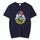 Maglietta a maniche corte in modal con scollo rotondo e stampa a palloncino, stampa su richiesta, taglia: XXL (blu navy) Maglietta a maniche corte in modal con scollo rotondo e stampa a palloncino, stampa su richiesta, taglia: XXL (blu navy)