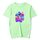 T-shirt a maniche corte in modal con scollo rotondo e stampa astronauta, stampa su richiesta, taglia: XXL (verde menta) T-shirt a maniche corte in modal con scollo rotondo e stampa astronauta, stampa su richiesta, taglia: XXL (verde menta)