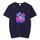 T-shirt a maniche corte in modal con scollo rotondo e stampa astronauta, stampa su richiesta, taglia: XXXXXL (blu navy) T-shirt a maniche corte in modal con scollo rotondo e stampa astronauta, stampa su richiesta, taglia: XXXXXL (blu navy)