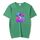 T-shirt a maniche corte in modal con scollo rotondo e stampa astronauta, stampa su richiesta, taglia: XXXXXL (verde scuro) T-shirt a maniche corte in modal con scollo rotondo e stampa astronauta, stampa su richiesta, taglia: XXXXXL (verde scuro)