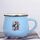 Tazza per acqua con pancia grande in ceramica stampata da ragazzo, stampa su richiesta (azzurro cielo) Tazza per acqua con pancia grande in ceramica stampata da ragazzo, stampa su richiesta (azzurro cielo)