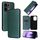 Per OPPO Reno13 5G Custodia per telefono in pelle con texture in fibra di carbonio globale (verde) Per OPPO Reno13 5G Custodia per telefono in pelle con texture in fibra di carbonio globale (verde)