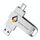 Unità flash USB rotante in metallo USB2.0 / Type-C Stampa su richiesta, memoria: 8 GB (BRANN OSUM) Unità flash USB rotante in metallo USB2.0 / Type-C Stampa su richiesta, memoria: 8 GB (BRANN OSUM)