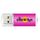 Unità flash USB 2.0 in metallo colorato Stampa su richiesta, memoria: 128 GB (rosso rosa)