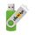 Unità flash USB 2.0 rotante in metallo colorato Stampa su richiesta, memoria: 64 GB (verde)