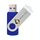 Unità flash USB 2.0 rotante in metallo colorato Stampa su richiesta, memoria: 8 GB (blu scuro) Unità flash USB 2.0 rotante in metallo colorato Stampa su richiesta, memoria: 8 GB (blu scuro)