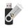 Unità flash USB 2.0 rotante in metallo colorato Stampa su richiesta, memoria: 256 GB (nero) Unità flash USB 2.0 rotante in metallo colorato Stampa su richiesta, memoria: 256 GB (nero)