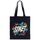 Borsa in tela stampata con alfabeto, stampa su richiesta, dimensioni: 25x20 cm (nero) Borsa in tela stampata con alfabeto, stampa su richiesta, dimensioni: 25x20 cm (nero)