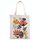 Borsa a mano in tela stampata con fiori, stampa su richiesta, dimensioni: 35x30 cm (beige) Borsa a mano in tela stampata con fiori, stampa su richiesta, dimensioni: 35x30 cm (beige)