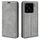 Per Xiaomi 15 Custodia in pelle con ventosa magnetica Retro-skin (grigio)