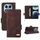 Per Redmi Note 14 Pro 4G Custodia in pelle con chiusura magnetica (marrone) Per Redmi Note 14 Pro 4G Custodia in pelle con chiusura magnetica (marrone)