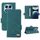 Per Redmi Note 14 Pro 4G Custodia in pelle con chiusura magnetica (verde)