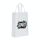 Borsa in tessuto non tessuto stampato con alfabeto, stampa su richiesta, dimensioni: 41x35x12 cm (bianco) Borsa in tessuto non tessuto stampato con alfabeto, stampa su richiesta, dimensioni: 41x35x12 cm (bianco)