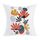 Cuscino per divano con stampa a fiori con stampa centrale su richiesta, dimensioni: 45x45 cm (velluto color pesca) Cuscino per divano con stampa a fiori con stampa centrale su richiesta, dimensioni: 45x45 cm (velluto color pesca)