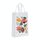 Borsa in tessuto non tessuto stampato con fiori, stampa su richiesta, dimensioni: 35x25x10 cm (bianco) Borsa in tessuto non tessuto stampato con fiori, stampa su richiesta, dimensioni: 35x25x10 cm (bianco)