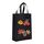 Borsa in tessuto non tessuto stampato con fiori, stampa su richiesta, dimensioni: 35x25x10 cm (nero) Borsa in tessuto non tessuto stampato con fiori, stampa su richiesta, dimensioni: 35x25x10 cm (nero)