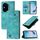 Per Honor 300 Pro 5G / 300 Ultra Custodia in pelle goffrata effetto pelle (verde) Per Honor 300 Pro 5G / 300 Ultra Custodia in pelle goffrata effetto pelle (verde)