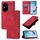 Per Honor 300 Pro 5G / 300 Ultra Custodia in pelle goffrata effetto pelle (rosso) Per Honor 300 Pro 5G / 300 Ultra Custodia in pelle goffrata effetto pelle (rosso)