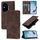 Per Honor 300 Pro 5G / 300 Ultra Custodia in pelle goffrata effetto pelle (marrone) Per Honor 300 Pro 5G / 300 Ultra Custodia in pelle goffrata effetto pelle (marrone)
