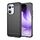 Per OPPO Reno13 Custodia per telefono in TPU con texture spazzolata in fibra di carbonio globale (nero)