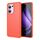 Per OPPO Reno13 F 5G Custodia per telefono in TPU con texture spazzolata in fibra di carbonio (rosso) Per OPPO Reno13 F 5G Custodia per telefono in TPU con texture spazzolata in fibra di carbonio (rosso)