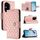 Per Honor 300 Pro 5G / 300 Ultra Custodia in pelle con texture rombica e cordino (rosa corallo) Per Honor 300 Pro 5G / 300 Ultra Custodia in pelle con texture rombica e cordino (rosa corallo)