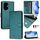 Custodia per telefono in pelle con stampa RFID per Honor 300 5G Smile Embossing (verde pavone) Custodia per telefono in pelle con stampa RFID per Honor 300 5G Smile Embossing (verde pavone)
