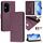 Per Honor 300 Pro 5G / 300 Ultra 5G Smile Embossing RFID Custodia in pelle per telefono (viola) Per Honor 300 Pro 5G / 300 Ultra 5G Smile Embossing RFID Custodia in pelle per telefono (viola)