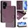 Per Honor 300 Pro 5G / 300 Ultra 5G Custodia per telefono in pelle con stampa a nido d'ape RFID (viola) Per Honor 300 Pro 5G / 300 Ultra 5G Custodia per telefono in pelle con stampa a nido d'ape RFID (viola)