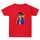 T-shirt a maniche corte in cotone con stampa hipster, estiva, larga, stampa su richiesta, taglia: S (rosso)