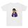T-shirt a maniche corte in cotone con stampa hipster, estiva, larga, stampa su richiesta, taglia: XL (bianco) T-shirt a maniche corte in cotone con stampa hipster, estiva, larga, stampa su richiesta, taglia: XL (bianco)