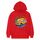 Felpa con cappuccio in pile stampato con stampa auto, stampa su richiesta, taglia: XXXL (rosso) Felpa con cappuccio in pile stampato con stampa auto, stampa su richiesta, taglia: XXXL (rosso)